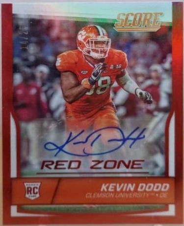 Kevin Dodd [Autograph Jumbo Red Zone] #403