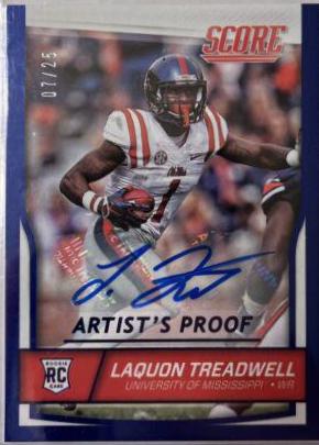 Laquon Treadwell [Autograph Artist's Proof] #361