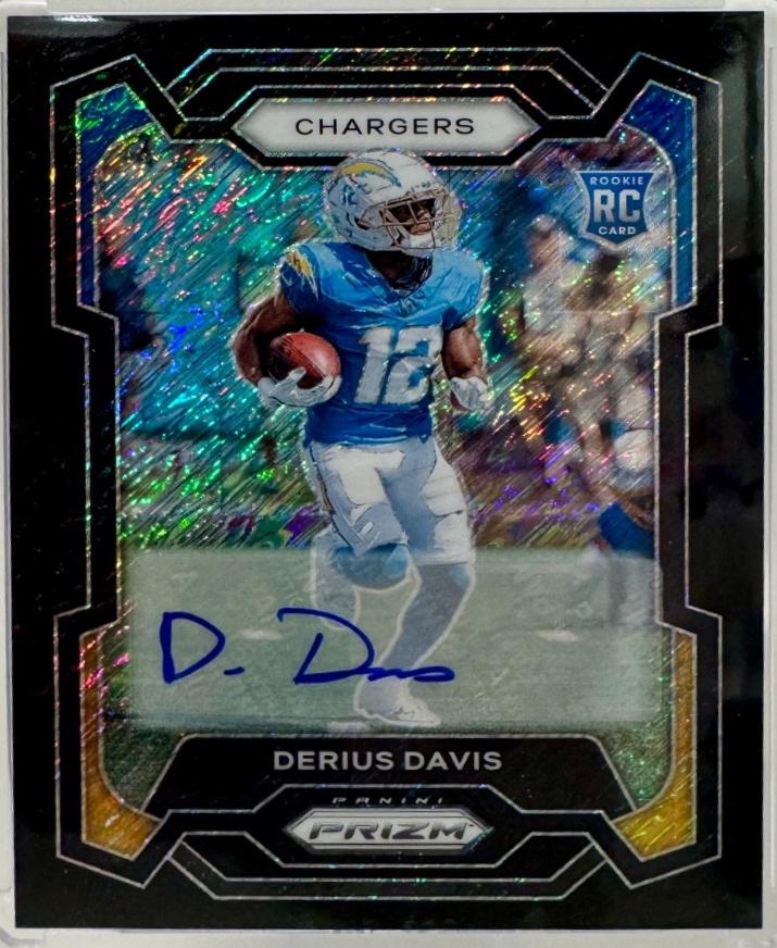Derius Davis [Autograph Black Shimmer] #351