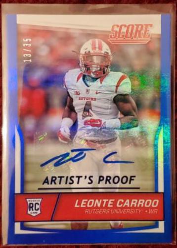Leonte Carroo [Autograph Artist's Proof] #369