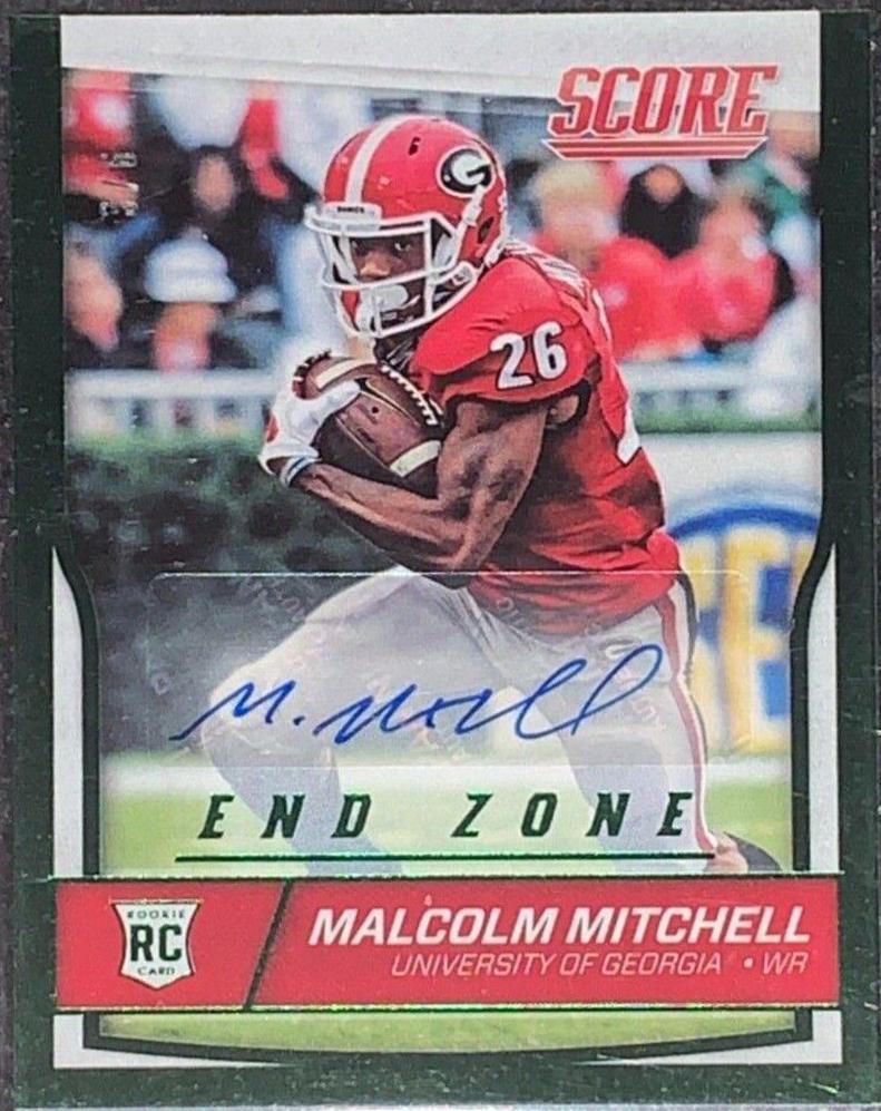 Malcolm Mitchell [Autograph End Zone] #429
