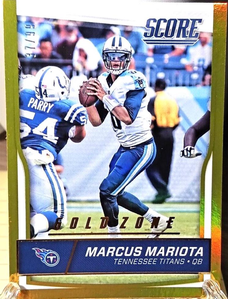 Marcus Mariota [Jumbo Gold Zone] #311