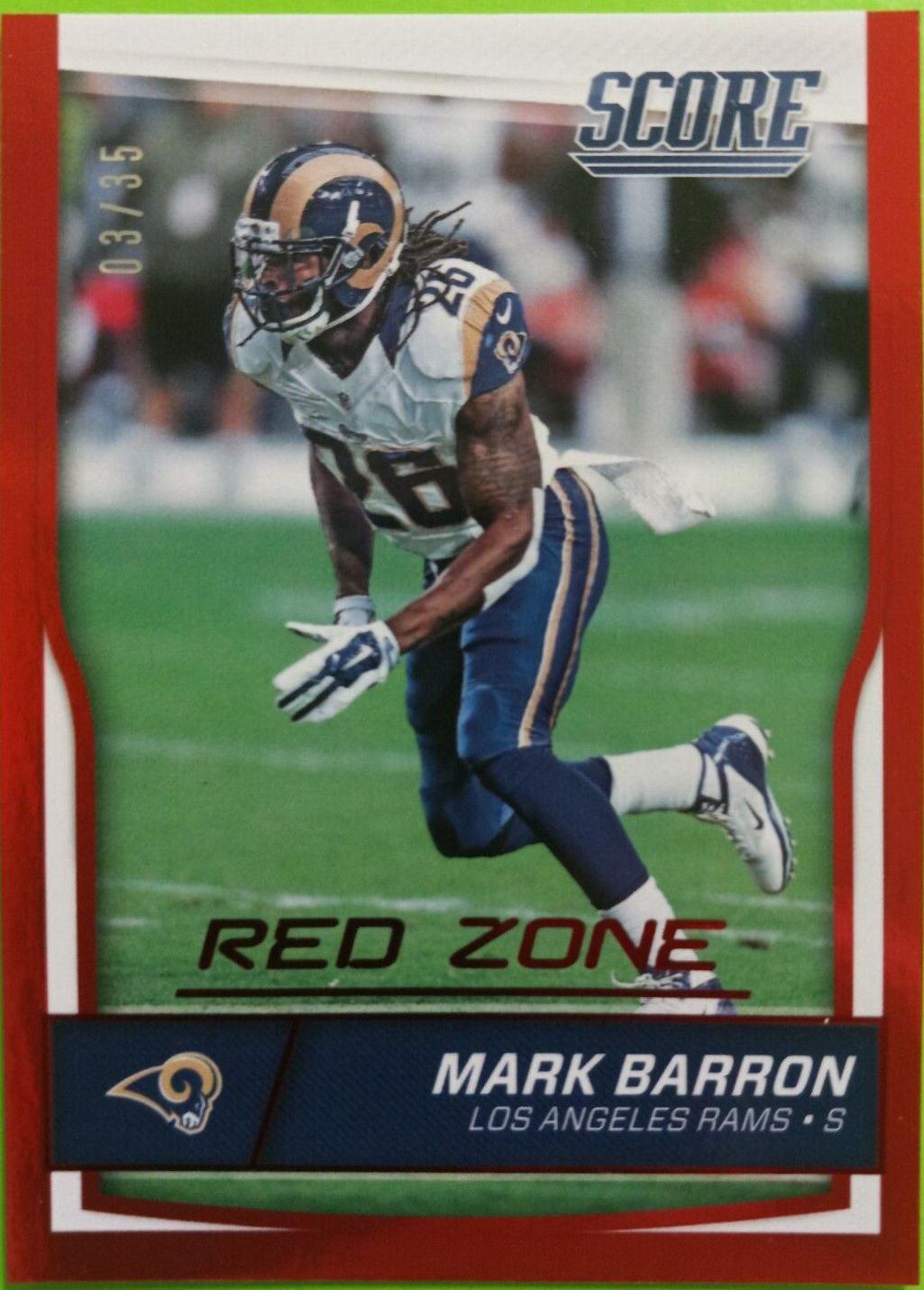 Mark Barron [Jumbo Red Zone] #299
