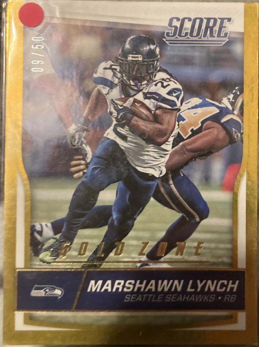 Marshawn Lynch [Gold Zone] #282