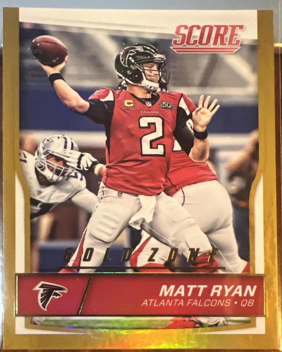 Matt Ryan [Jumbo Gold Zone] #12