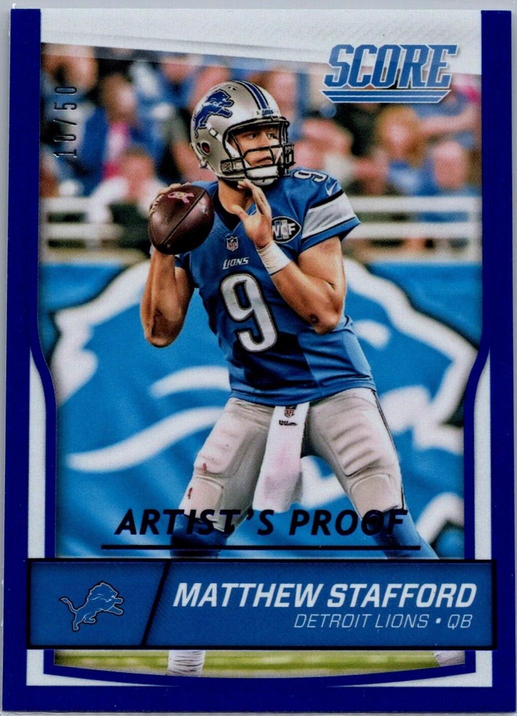 Matthew Stafford [Jumbo Artist's Proof] #107