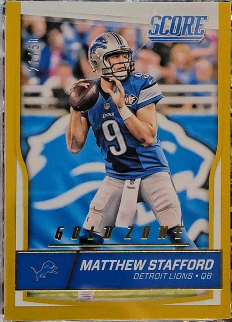 Matthew Stafford [Jumbo Gold Zone] #107