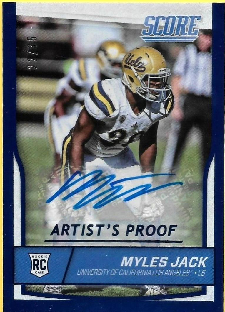 Myles Jack [Autograph Artist's Proof] #409
