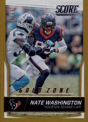 Nate Washington [Jumbo Gold Zone] #132