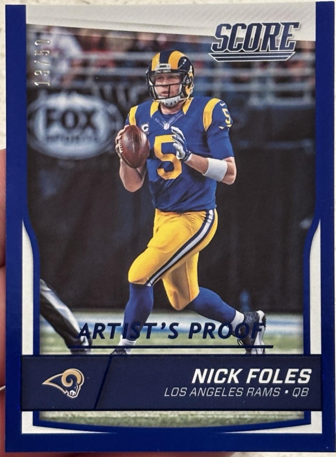 Nick Foles [Jumbo Artist's Proof] #292