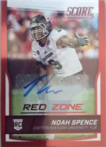 Noah Spence [Autograph Jumbo Red Zone] #427