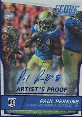 Paul Perkins [Autograph Artist's Proof] #348