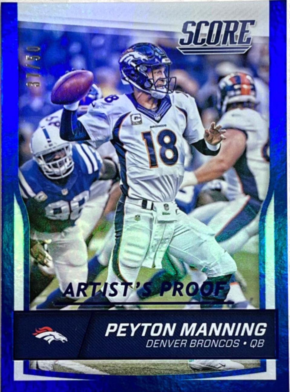 Peyton Manning [Jumbo Artist's Proof] #95