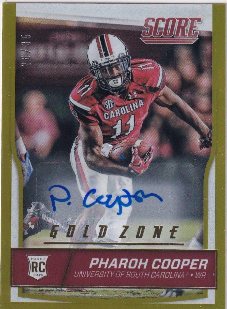 Pharoh Cooper [Autograph Gold Zone] #367
