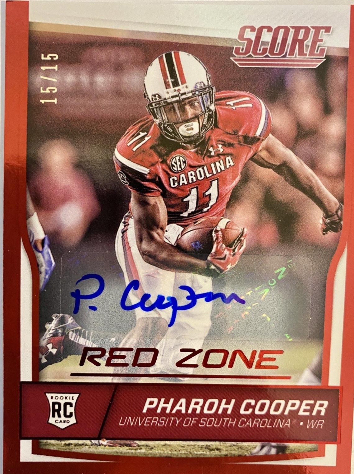 Pharoh Cooper [Autograph Jumbo Red Zone] #367