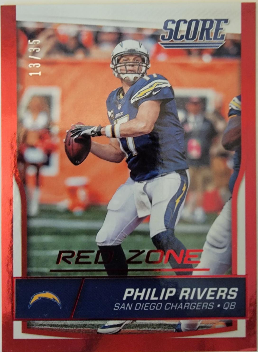Philip Rivers [Jumbo Red Zone] #260