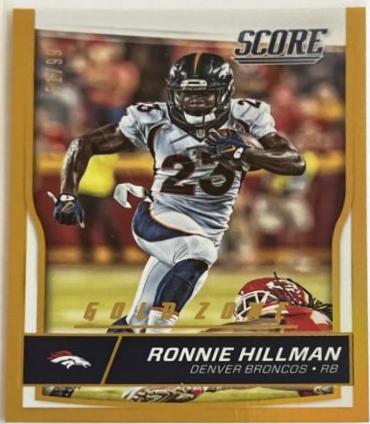 Ronnie Hillman [Jumbo Gold Zone] #98