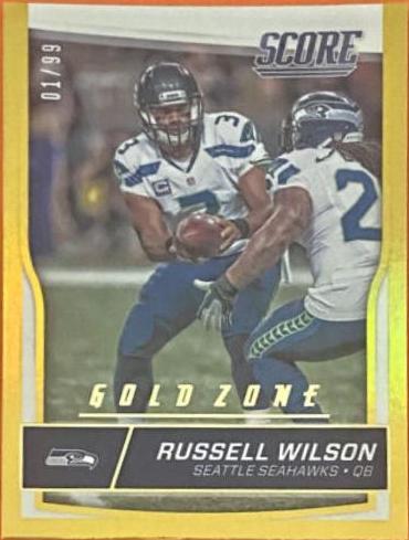Russell Wilson [Jumbo Gold Zone] #281