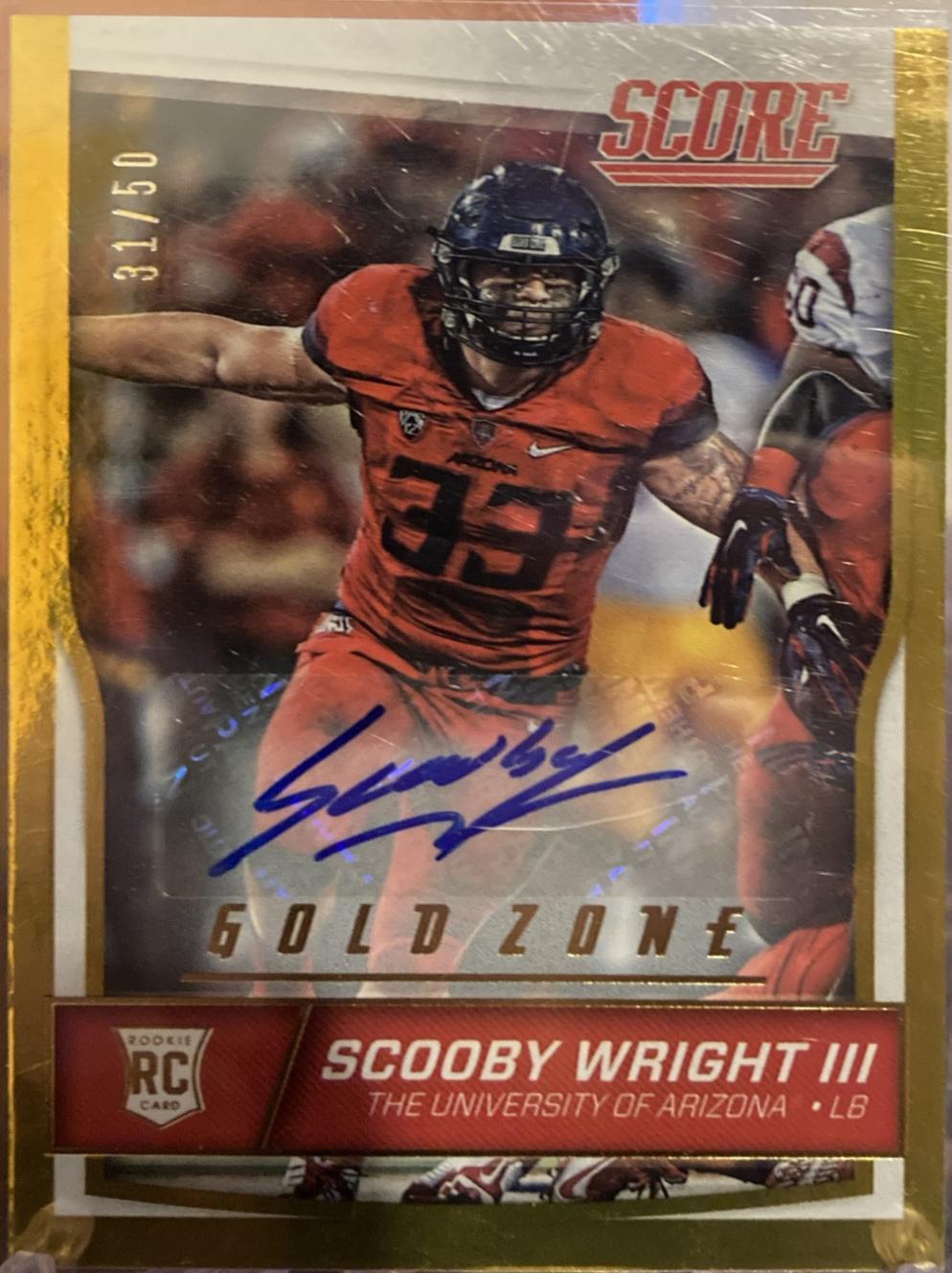 Scooby Wright III [Autograph Gold Zone] #411