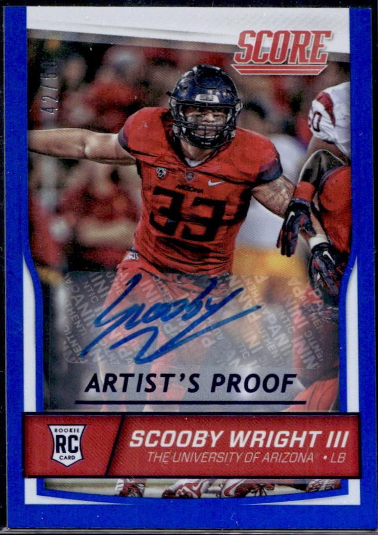 Scooby Wright III [Autograph Jumbo Artist's Proof] #411