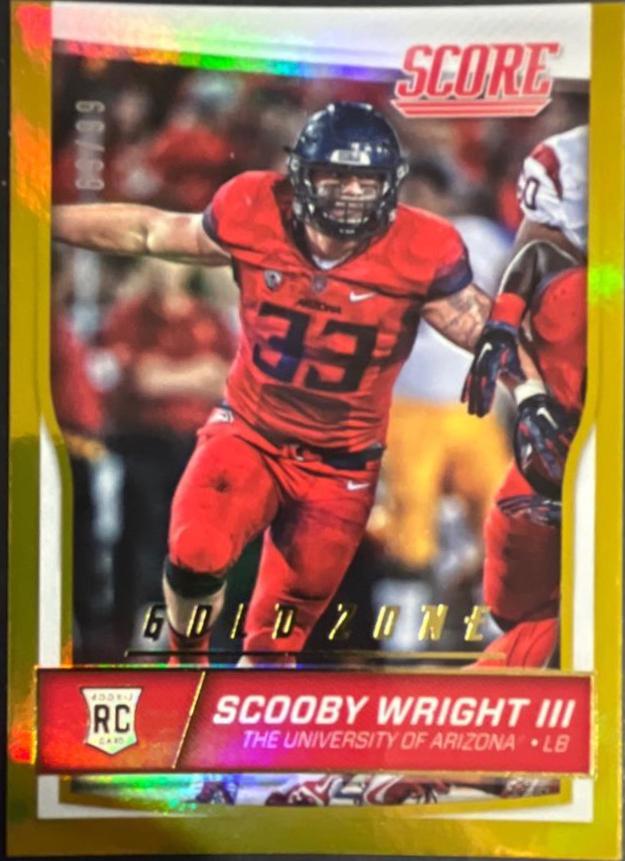 Scooby Wright III [Jumbo Gold Zone] #411