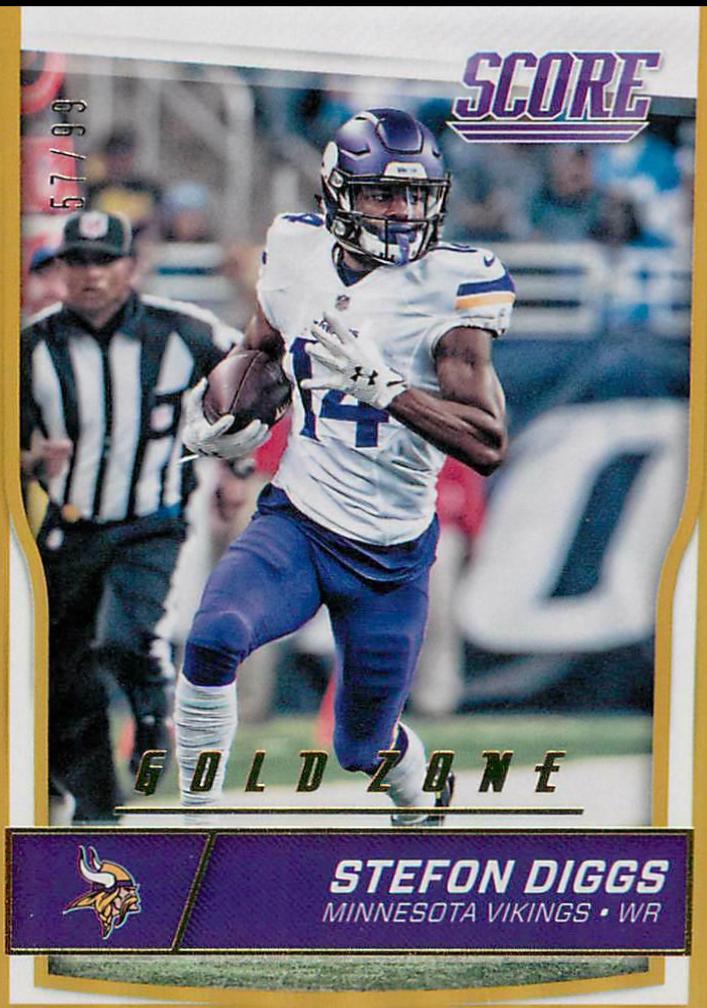 Stefon Diggs [Gold Zone] #182