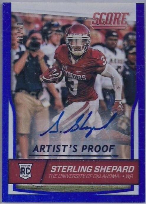 Sterling Shepard [Autograph Jumbo Artist's Proof] #368