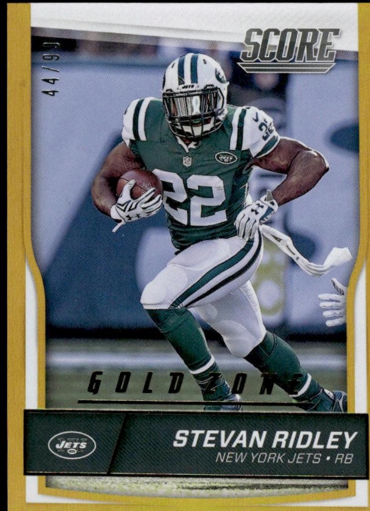 Stevan Ridley [Jumbo Gold Zone] #222