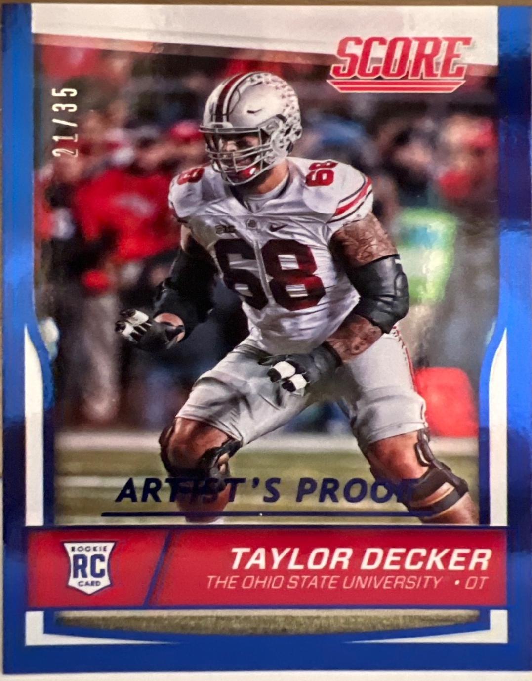 Taylor Decker [Artist's Proof] #388