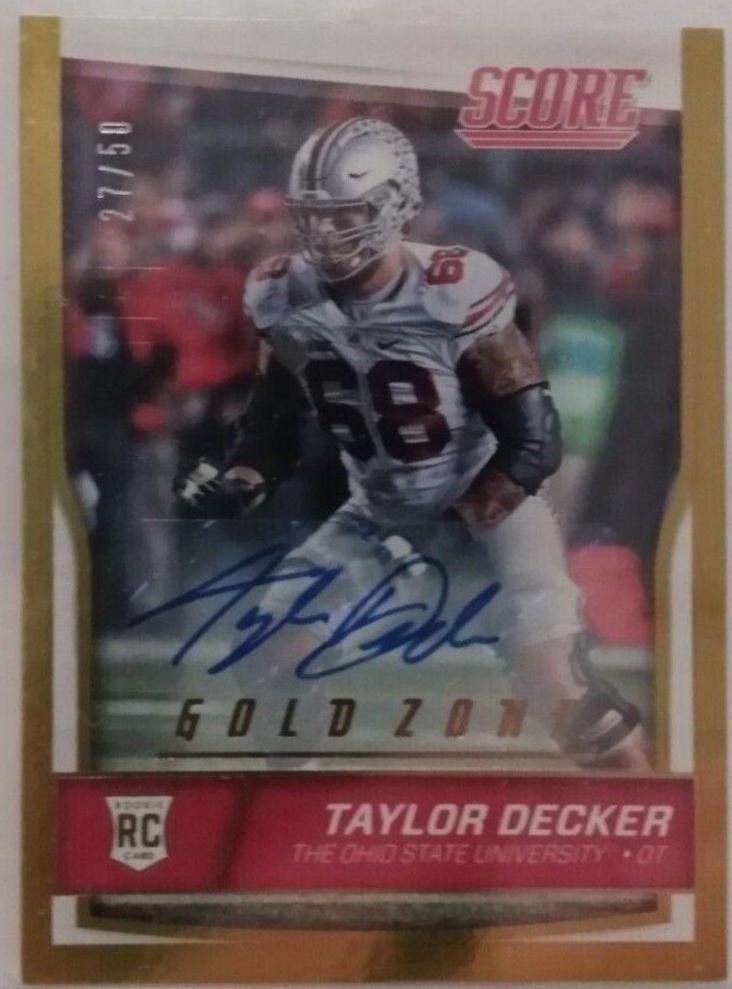 Taylor Decker [Autograph Gold Zone] #388