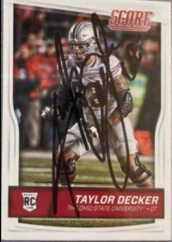 Taylor Decker [Autograph] #388