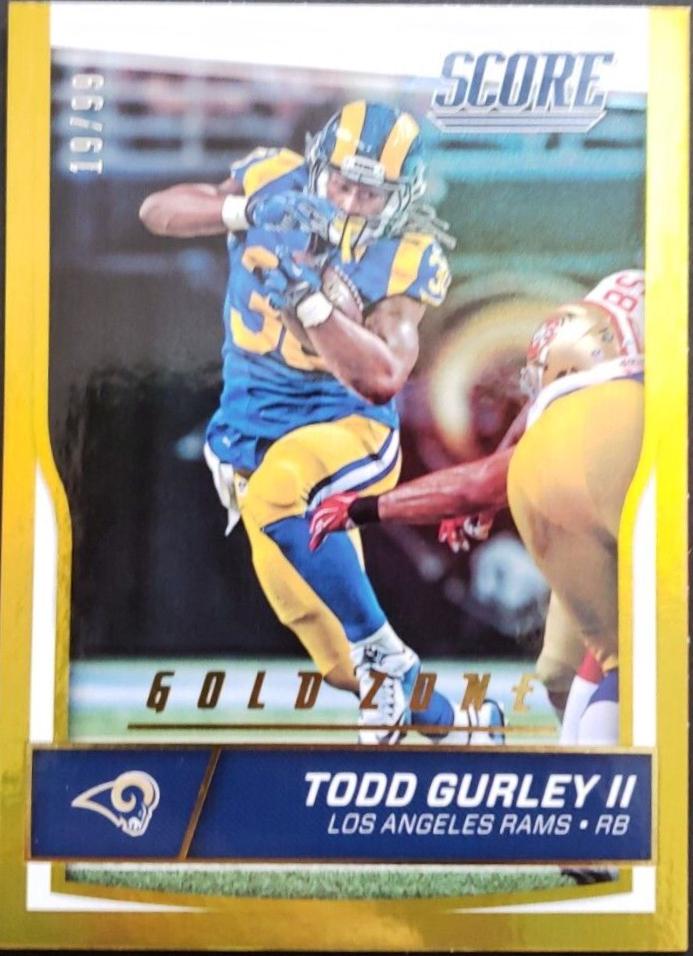 Todd Gurley II [Jumbo Gold Zone] #293