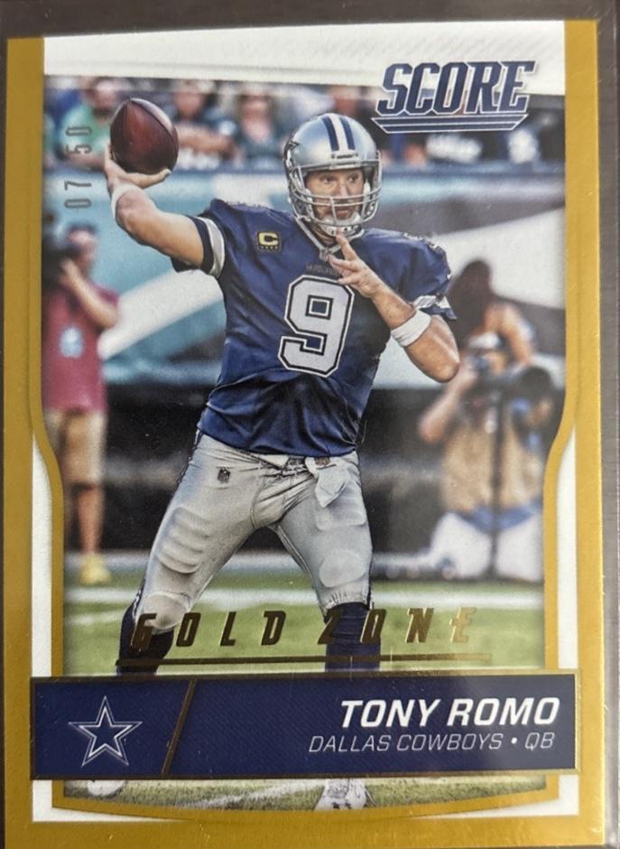 Tony Romo [Gold Zone] #85