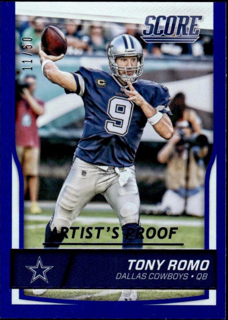 Tony Romo [Jumbo Artist's Proof] #85