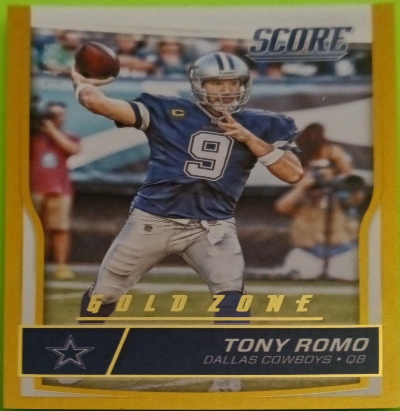 Tony Romo [Jumbo Gold Zone] #85