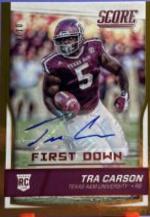 Tra Carson [Autograph First Down] #352