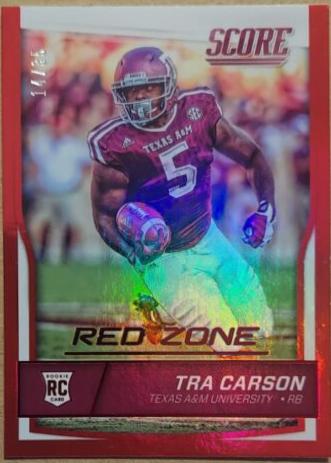 Tra Carson [Jumbo Red Zone] #352