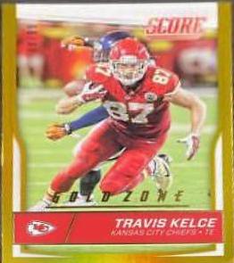 Travis Kelce [Jumbo Gold Zone] #163