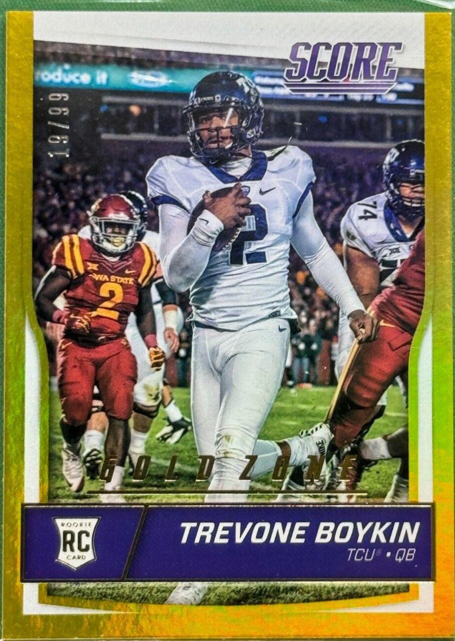 Trevone Boykin [Jumbo Gold Zone] #343