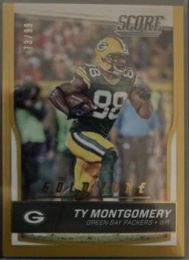 Ty Montgomery [Jumbo Gold Zone] #124