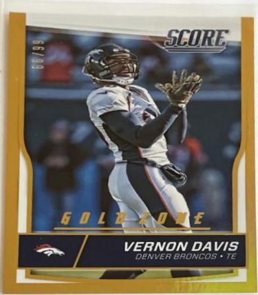 Vernon Davis [Jumbo Gold Zone] #102