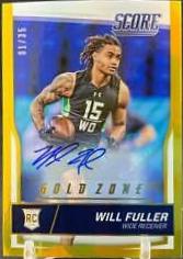 Will Fuller [Autograph Gold Zone] #366