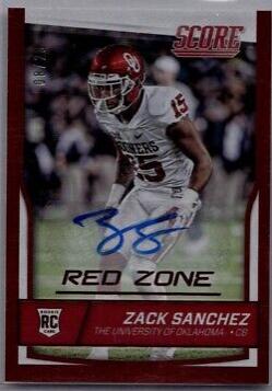 Zack Sanchez [Autograph Red Zone] #424
