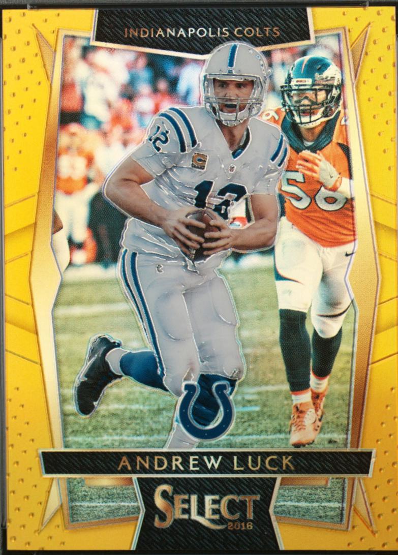 Andrew Luck [Gold Prizm] #76