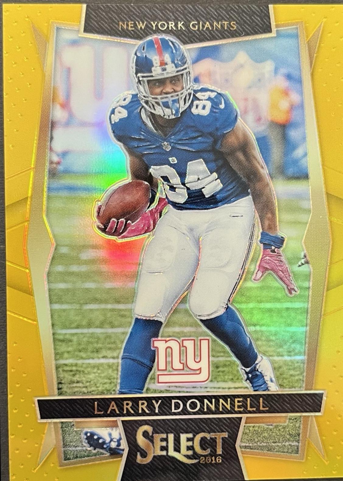 Larry Donnell [Gold Prizm] #47