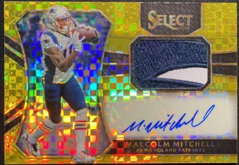 Malcolm Mitchell [Gold Prizm] #77