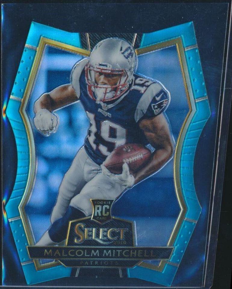 Malcolm Mitchell [Light Blue Prizm Die Cut] #154