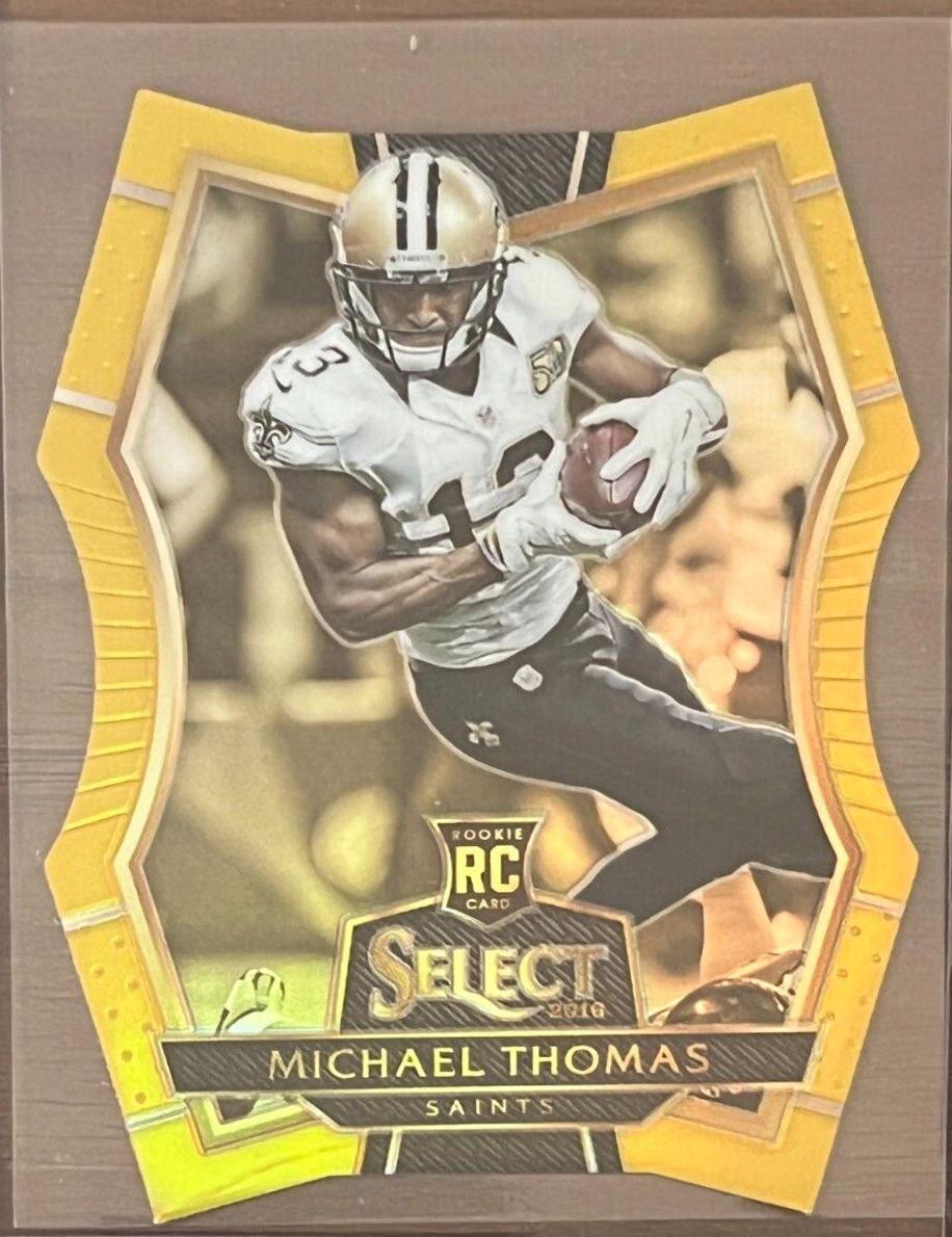 Michael Thomas [Gold Prizm Die Cut] #116