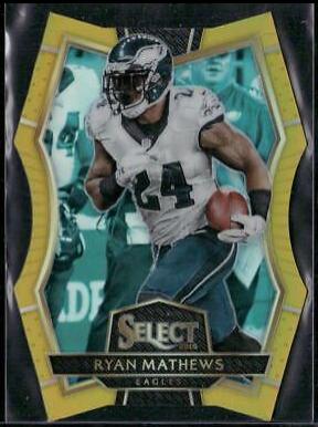 Ryan Mathews [Gold Prizm Die Cut] #138