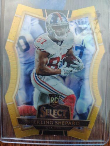 Sterling Shepard [Gold Prizm Die Cut] #168